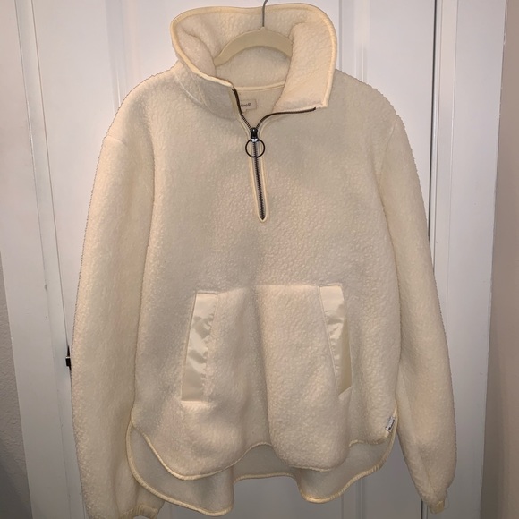 Madewell Jackets & Blazers - madewell Sherpa quarter-zip